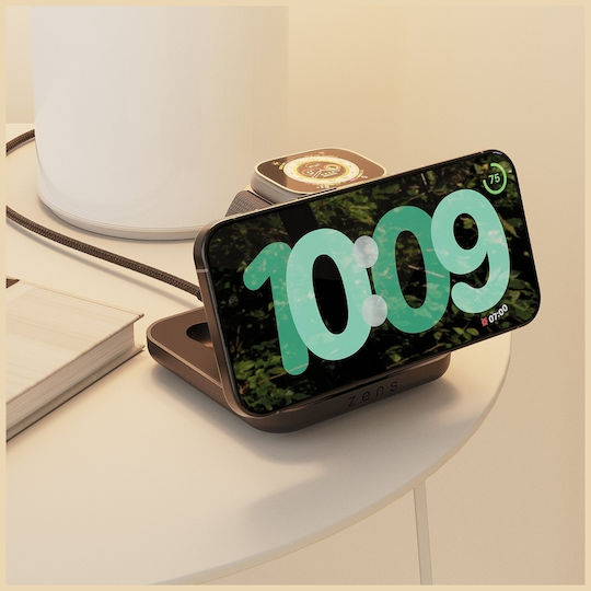 Zens Încărcător Wireless Qi2 15W Negru (Nightstand Charger Pro 2)