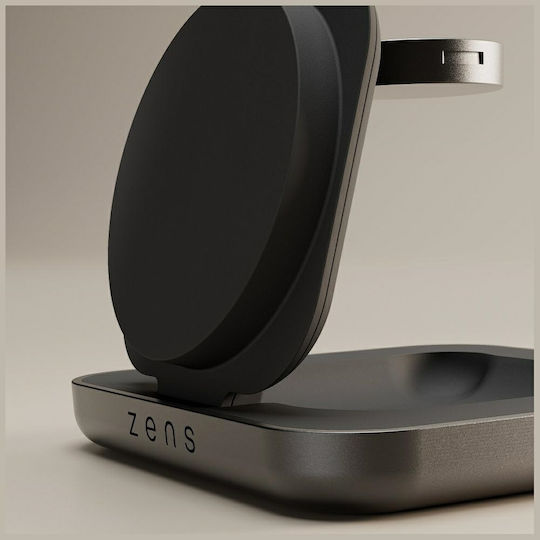 Zens Încărcător Wireless Qi2 15W Negru (Nightstand Charger Pro 2)