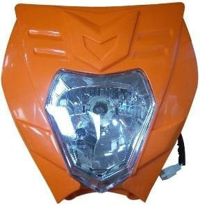 Enduro Headlight Mask YP-00-03 Orange Roc