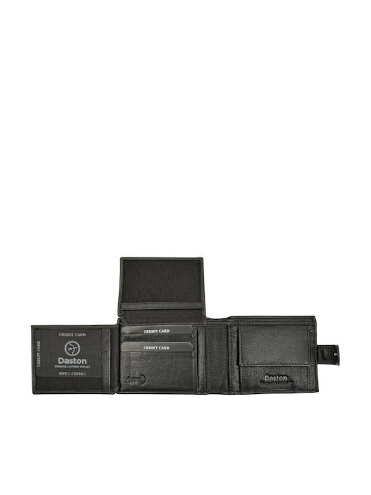 Leather Men's Wallet with RFID Black
