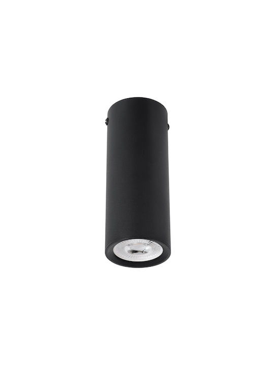 kelvo Duct Едноспот С GU10 Цокъл В Черен Цвят