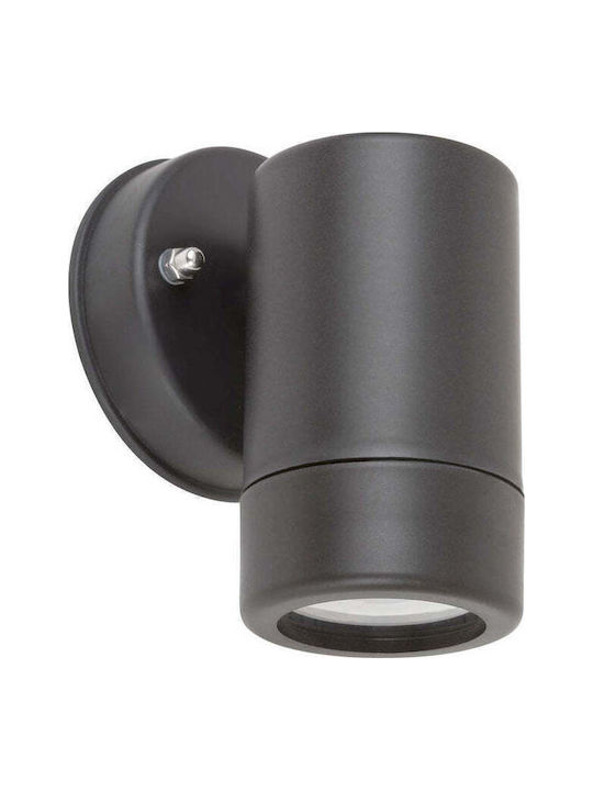 Facade Light Fixture Einweg Gu10 Ip44 Schwarz Rabalux Medina