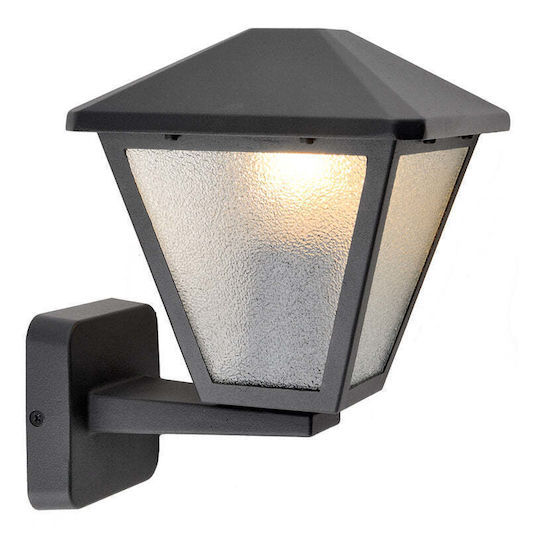 Градинско Фенерче Долен Държач 60W E27 IP44 Черен Belight