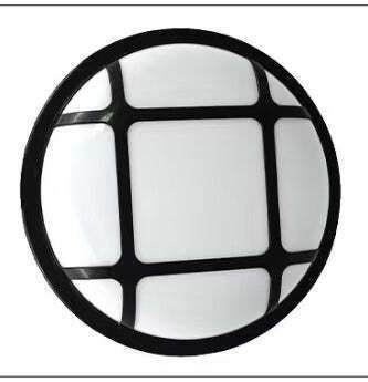 Ax311/218bk Outdoor Led Wall Light 21.8cm Diameter Ip65 Warm Light