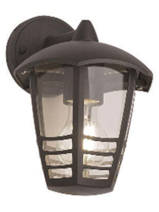 Garden Lantern Top Holder Black E27 60w Belight