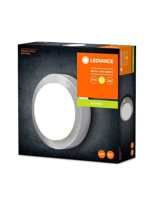 Led Външно Стенно Осветително Тяло Диск 8W 3000K