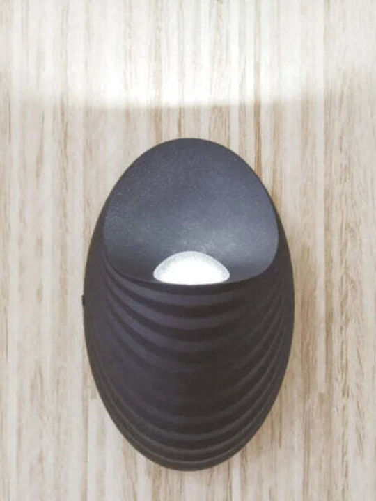 Wandmontierte Außenbeleuchtung Shell 5w 3000k Schwarz