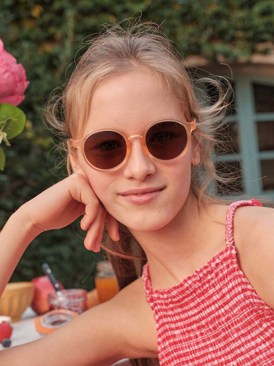 Olivio & Co Oval Kids Sunglasses with Polarized Orange Lenses for 5-12 Years
