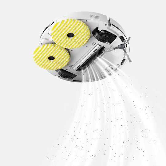 Karcher Rvm 4 Comfort Σκούπα Ρομπότ με Χαρτογράφηση Laser & Απορρόφηση 15000Pa Λευκή