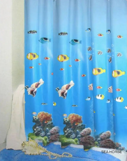 Bisk Stoff Duschvorhang 180x200cm