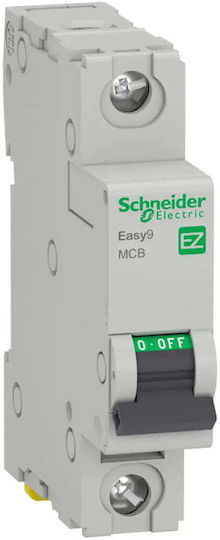 Автоматичен Прекъсвач 63А Еднополюсен Schneider Easy9