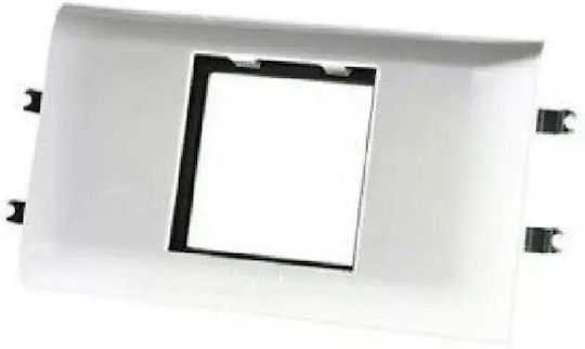 Six-module Clip Frame 1x M45 65mm Mosaic Legrand