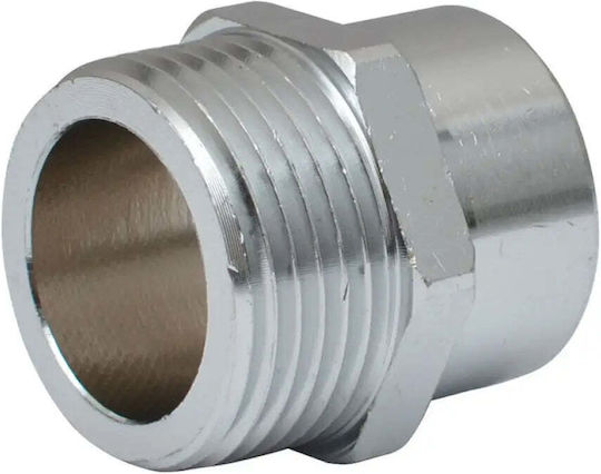 Nippelkupplung 3/4 X 1/2 Chrom Aquasto