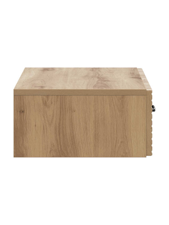 Wooden Brown Bedside Table 59x34.5x17cm