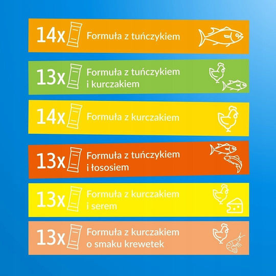 Inaba Răsfățuri cu Pui / Ton pentru Pisici Adulte 14gr