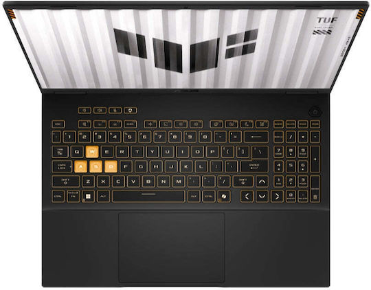 Asus TUF Gaming F16 FX608JPR-QT026 16" QHD+ 165Hz (i7-14650HX/16GB/1TB SSD/GeForce RTX 5070/Без операционна система) Jaeger Grey (Международна английска клавиатура)
