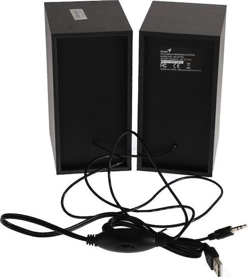 Genius SP-HF180 Ηχεία Υπολογιστή 2.0 με Ισχύ 6W Μαύρα