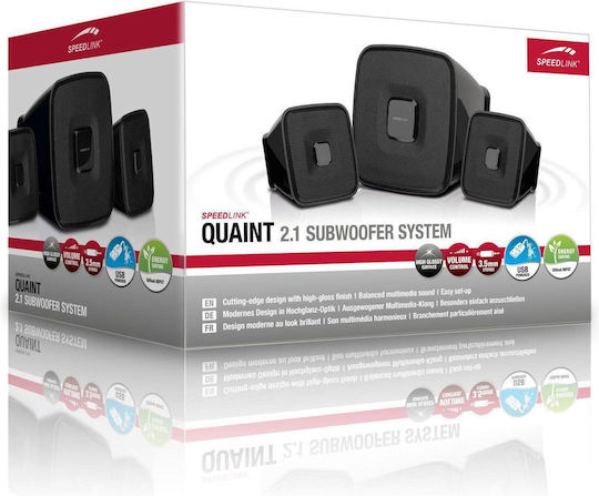 SpeedLink SL-8204 2.1 Speakers 4W Black