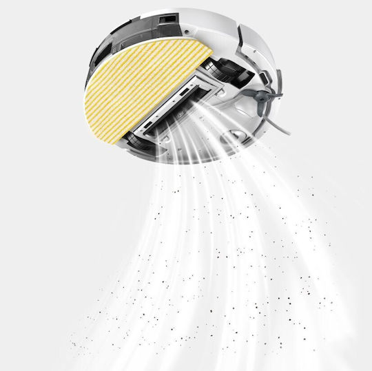 Karcher RVC 3 Comfort Robot Vacuum Cleaner with Laser Mapping and 15000Pa Suction Power White