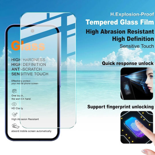 Google Pixel 10a 5g Imak H Series Tempered Glass Screen Protector Transparent