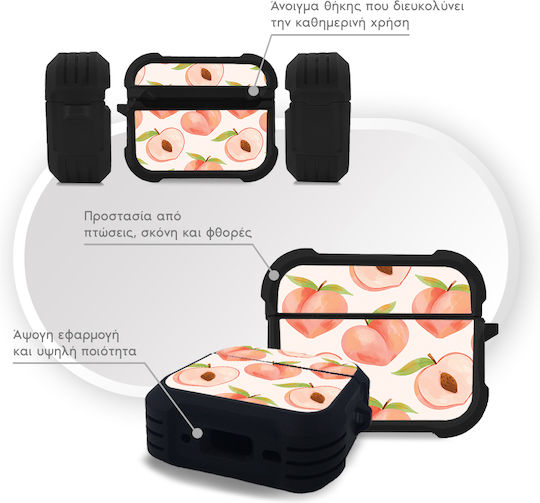 Sonique Fruit Series Silicone Case in Orange Colour for Apple AirPods Pro 3