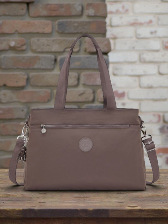 Kipling Τσάντα για Laptop 15" σε Καφέ χρώμα KI8066-5GG