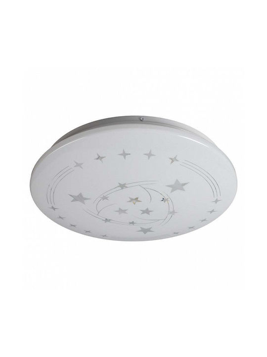Plafonieră Led Stele 35 Cm 32w 3000k 4000k 6000k Alb Metal Acril