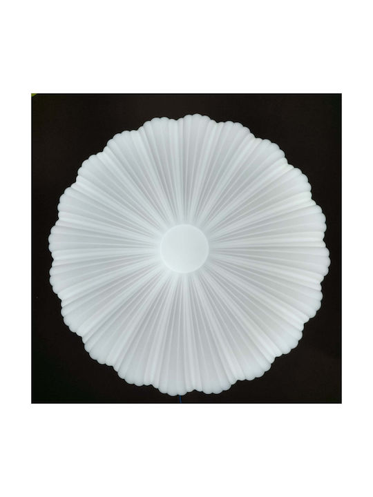 Plafonieră LED Margareta 35 Cm 32w 3000k 4000k 6000k Alb Metal Acril