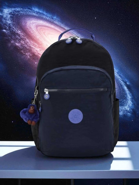 Kipling Seoul Чанта Раница за лаптоп 15" в Син цвят