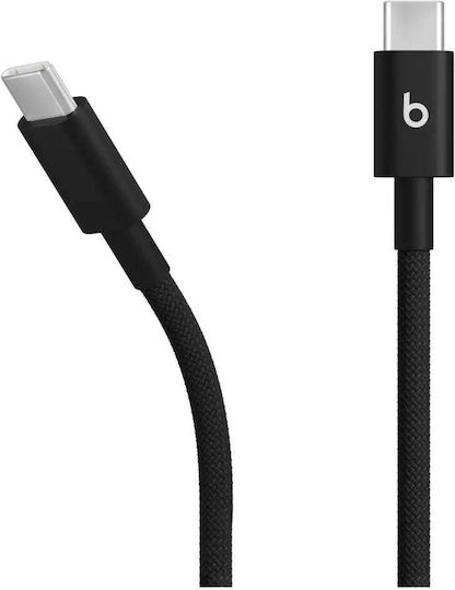 Beats Braided USB 2.0 Cable USB-C male - USB-C Μαύρο 1.5m MDGC4ZM/A 2τμχ