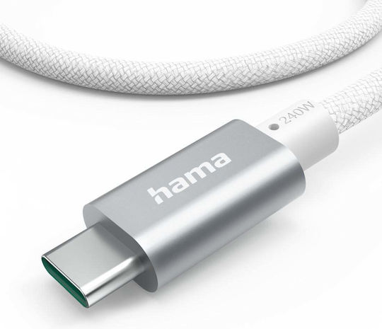 HAMA USB Typ-C Kabel 1,5 m Weiß