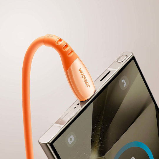 Joyroom S-A59 Vibrant USB 2.0 Cable USB-C Male - USB-A Orange 1.2m