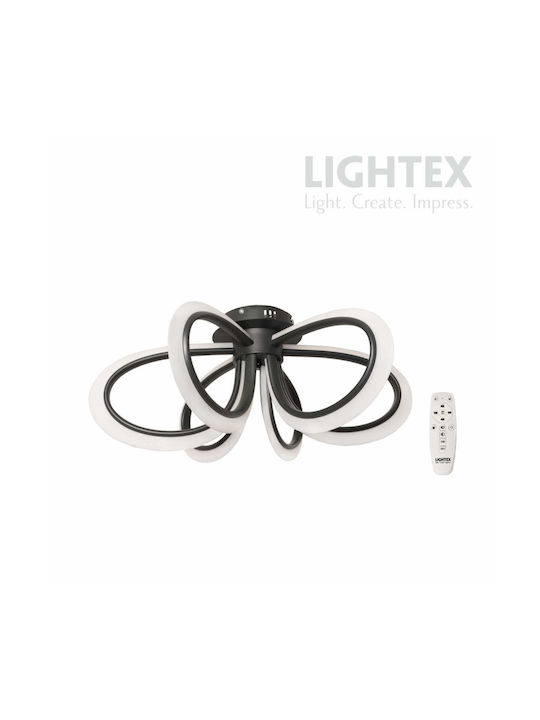 Led Chandelier Olympia 78w Black Lightex