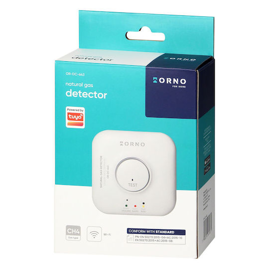 Orno PET Ενσύρματος Wi-Fi / Bluetooth Αισθητήρας Κίνησης Εμβέλειας 8m