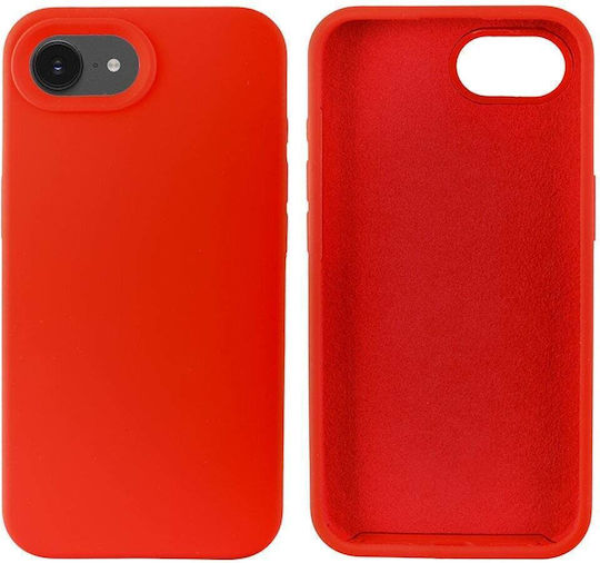 Silikon Handyhülle Mobicase iPhone 17 Pro Max Rote 2mm Weiche Mattierung