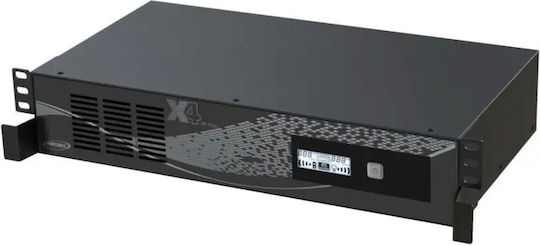 Infosec X4 UPS Line-Interactive 3000VA 1800W με 9 Πρίζες