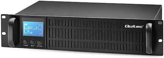 Qoltec 53947 UPS 3000VA 2400W με 3 Πρίζες
