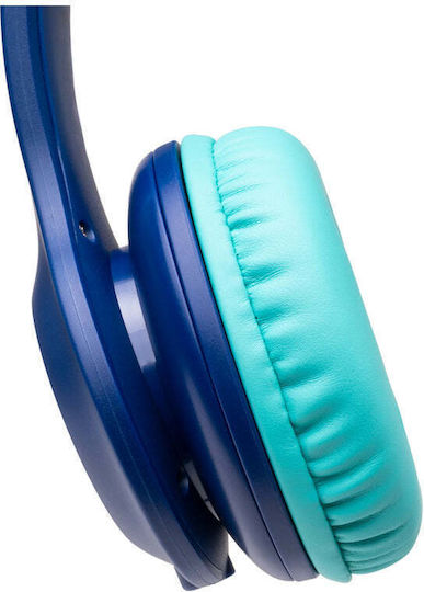 PowerLocus Pled Ενσύρματα Παιδικά Over Ear Ακουστικά Μπλε