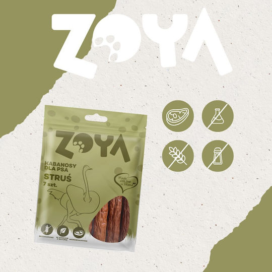 Zoya Σαλάμι Σκύλου Διαίτης με Στρουθοκάμηλο και Κρέας 7τμχ