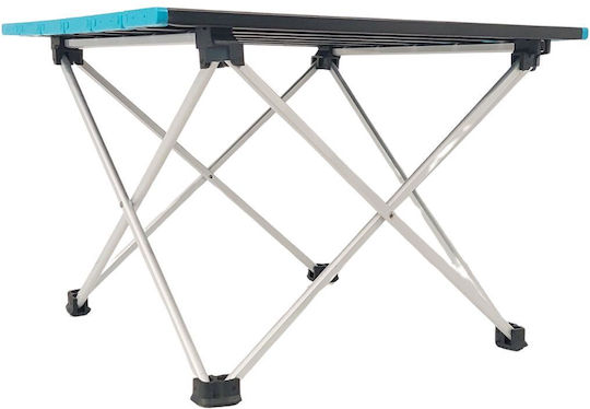 Folding Aluminum Camping Table Folding 41x34x29cm Blue