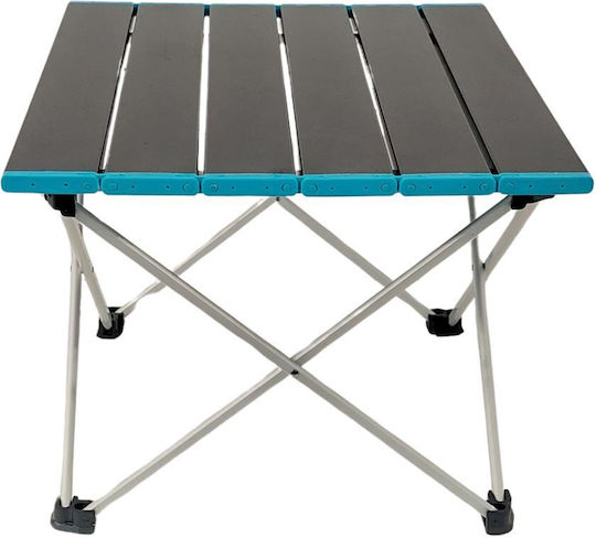 Folding Aluminum Camping Table Folding 41x34x29cm Blue