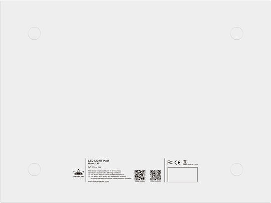 Huion L4S LED Light Pad Μαύρο