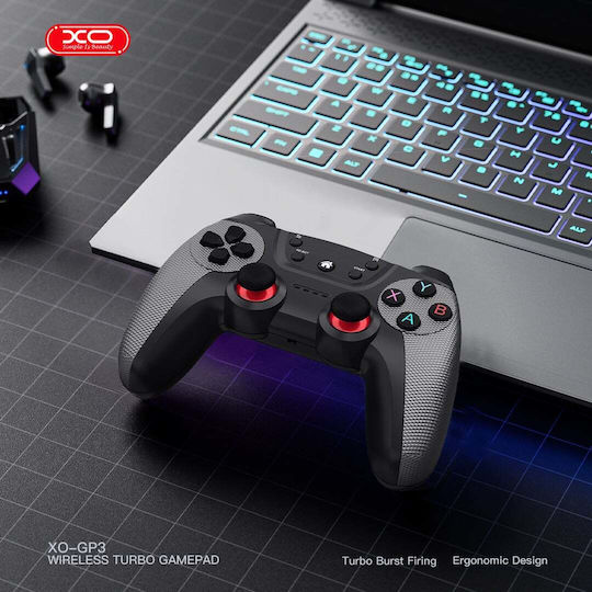 XO GP3 Gamepad Wireless pentru Android / PC / PS3 / PS4 Argintiu