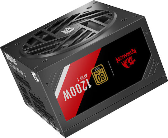 Redragon 1200W Μαύρο Τροφοδοτικό Υπολογιστή Full Modular 80 Plus Gold (GC-MS05)
