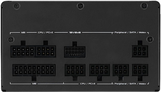 Asus Prime Gold Black Edition 750W Μαύρο Τροφοδοτικό Υπολογιστή Full Modular 80 Plus Gold