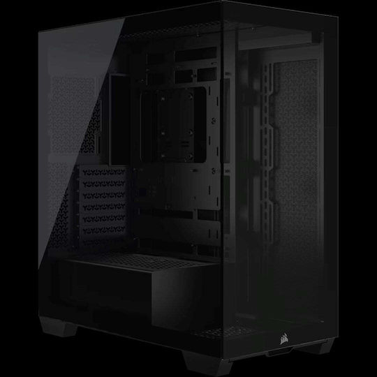 Corsair 3500X LX-R RGB Gaming Midi Tower Computer Case with Side Window Black