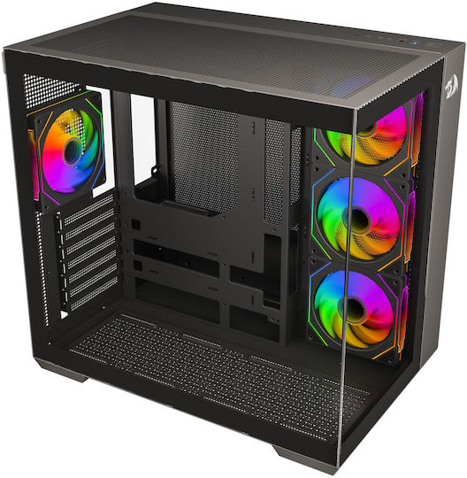 Redragon ARGB Midi Tower Кутия За Компютър Черна