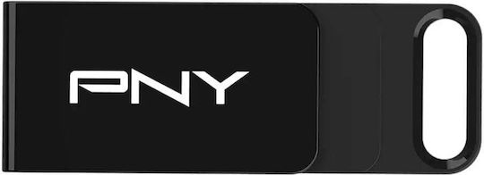 PNY 64GB USB 3.2 Stick με σύνδεση USB-C Μαύρο