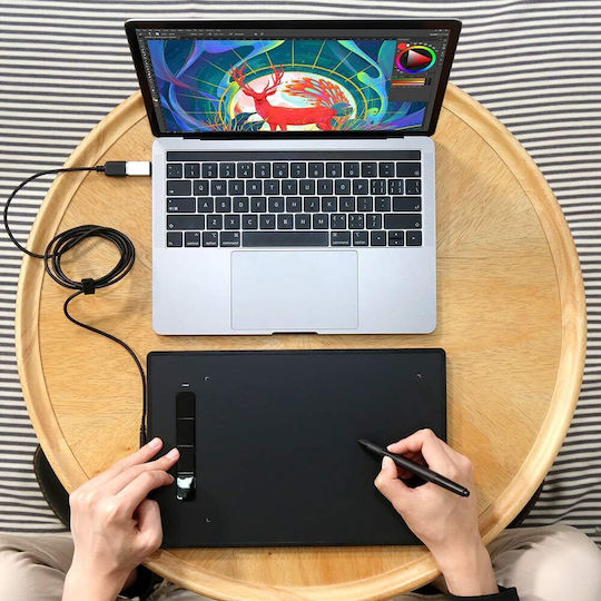 XP-Pen Star G960S Plus Графичен таблет без дисплей 6" Черен