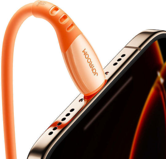 Joyroom Joyroom Series USB-C zu Blitzkabel 30W Orange 1,2m S-A59 Lebendig